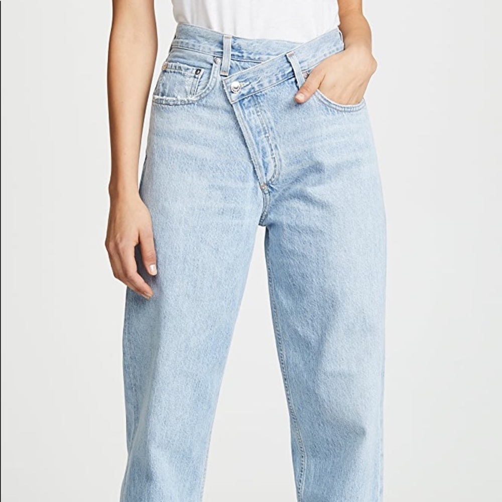 Agolde Crisscross Jeans in Suburbia